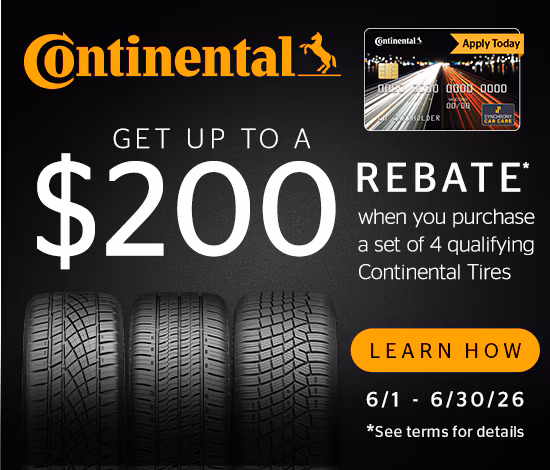 Continental: Up To $200 Rebate
