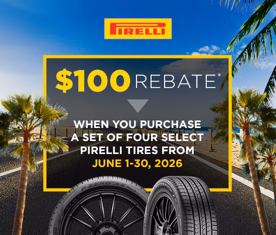 Pirelli: $100 Rebate