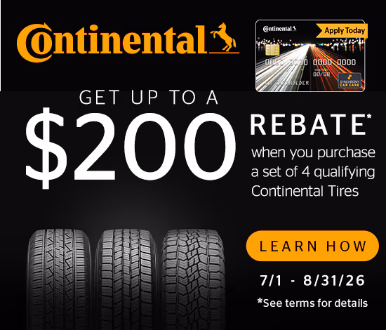 Continental: Up To $200 Rebate