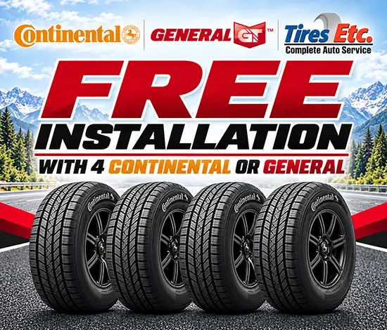 Free Installation: Continental & General